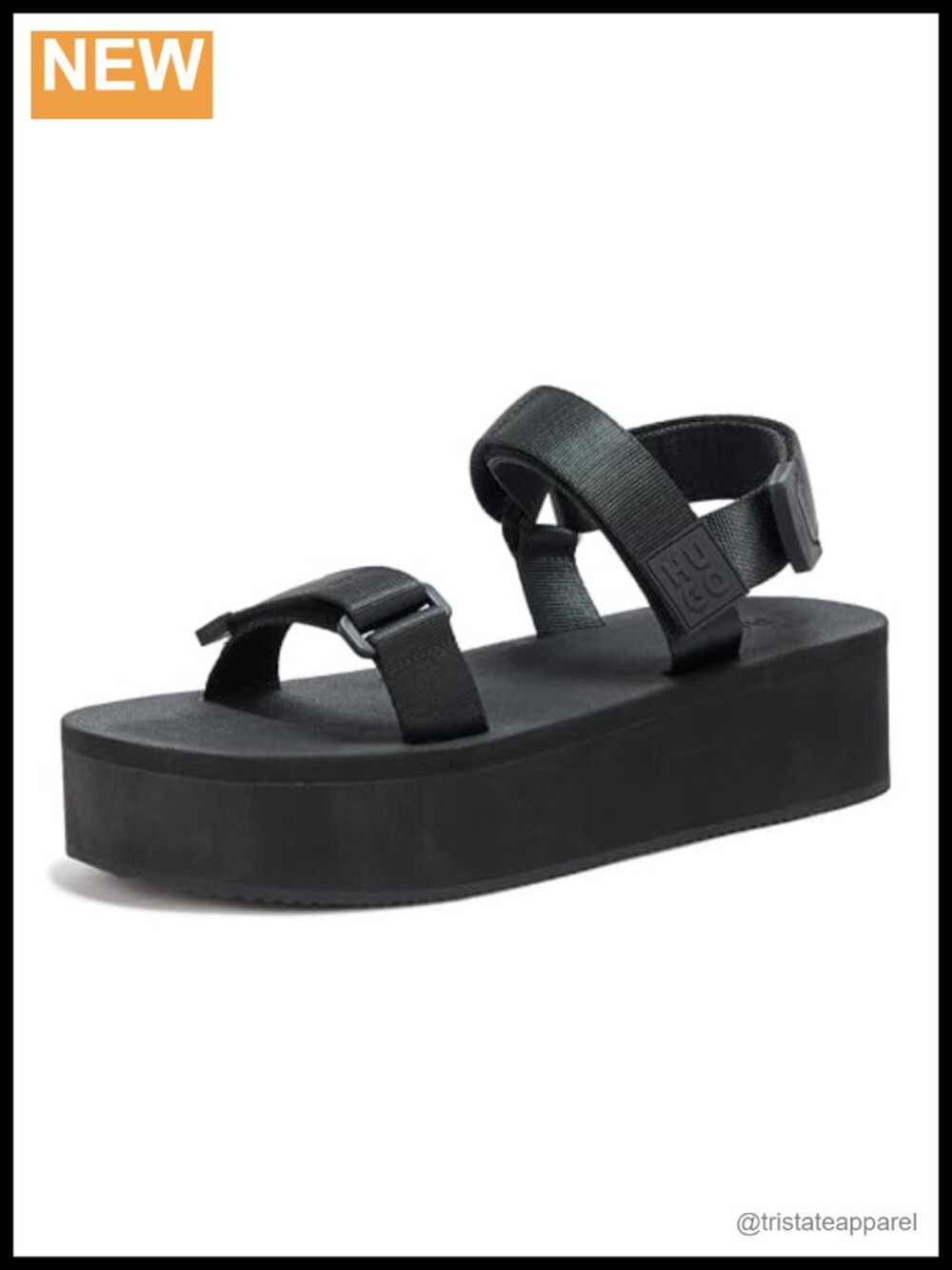 Women's Platform Flatform Slingback Sandals Open Toe Buckle Casual